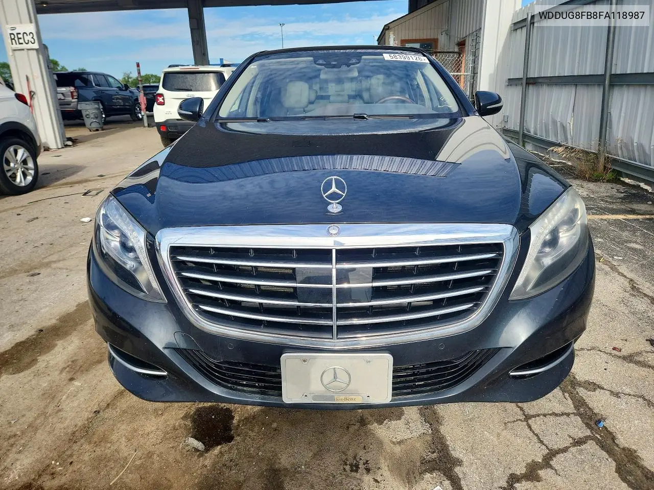 2015 Mercedes-Benz S 550 4Matic VIN: WDDUG8FB8FA118987 Lot: 58399126