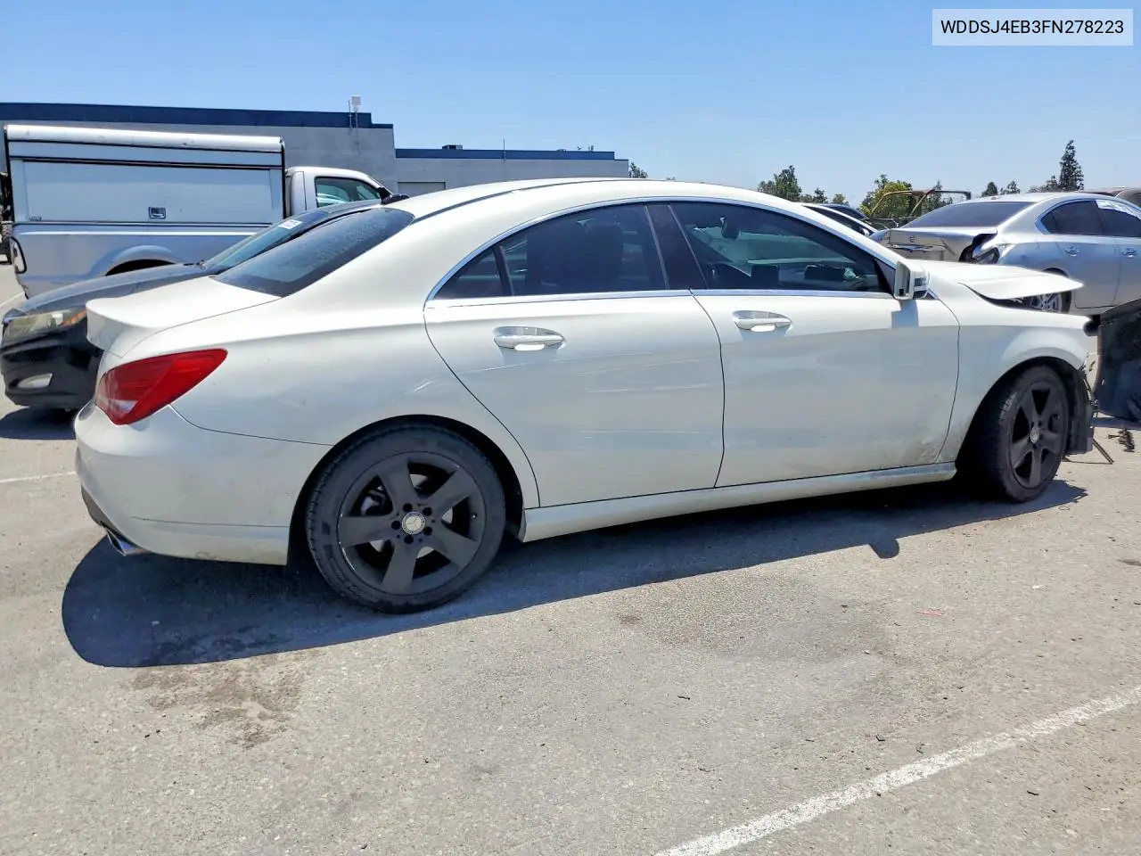 2015 Mercedes-Benz Cla 250 VIN: WDDSJ4EB3FN278223 Lot: 58402846