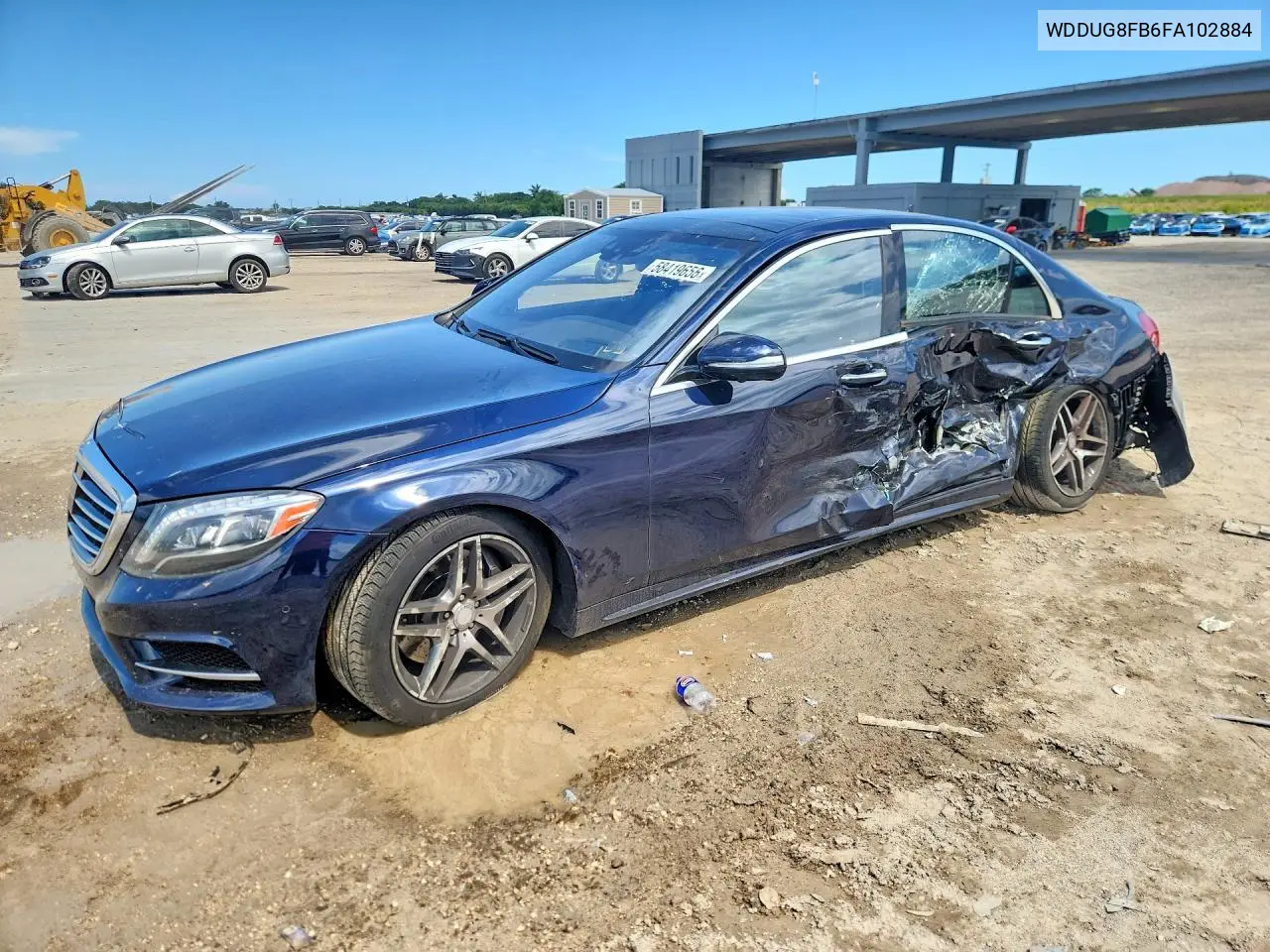 2015 Mercedes-Benz S 550 4Matic VIN: WDDUG8FB6FA102884 Lot: 58419656