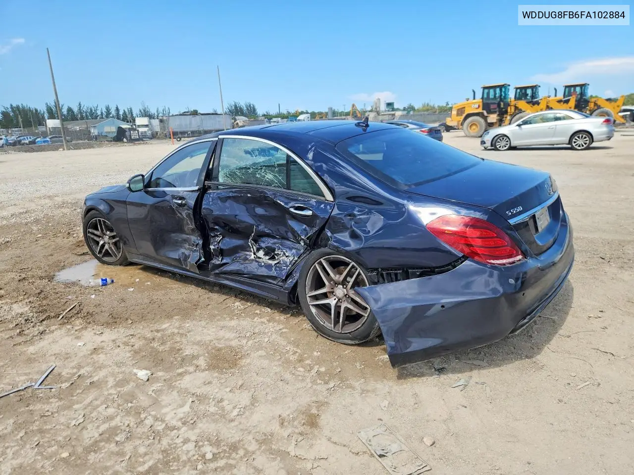 2015 Mercedes-Benz S 550 4Matic VIN: WDDUG8FB6FA102884 Lot: 58419656