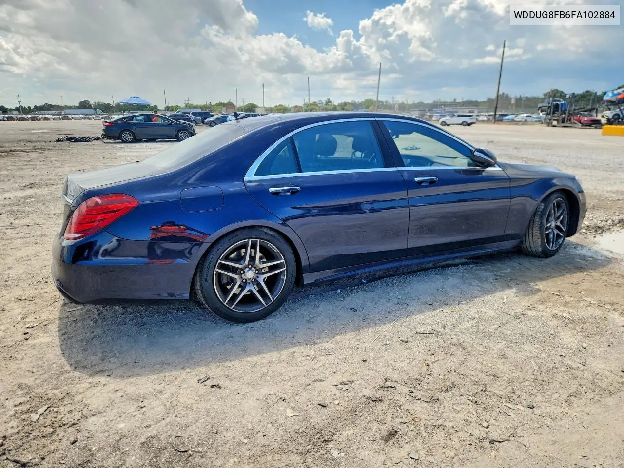 2015 Mercedes-Benz S 550 4Matic VIN: WDDUG8FB6FA102884 Lot: 58419656
