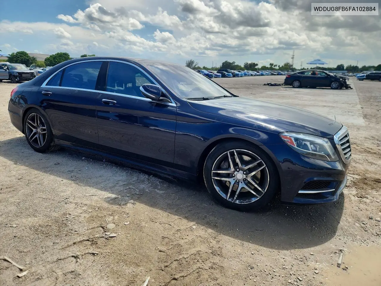 2015 Mercedes-Benz S 550 4Matic VIN: WDDUG8FB6FA102884 Lot: 58419656