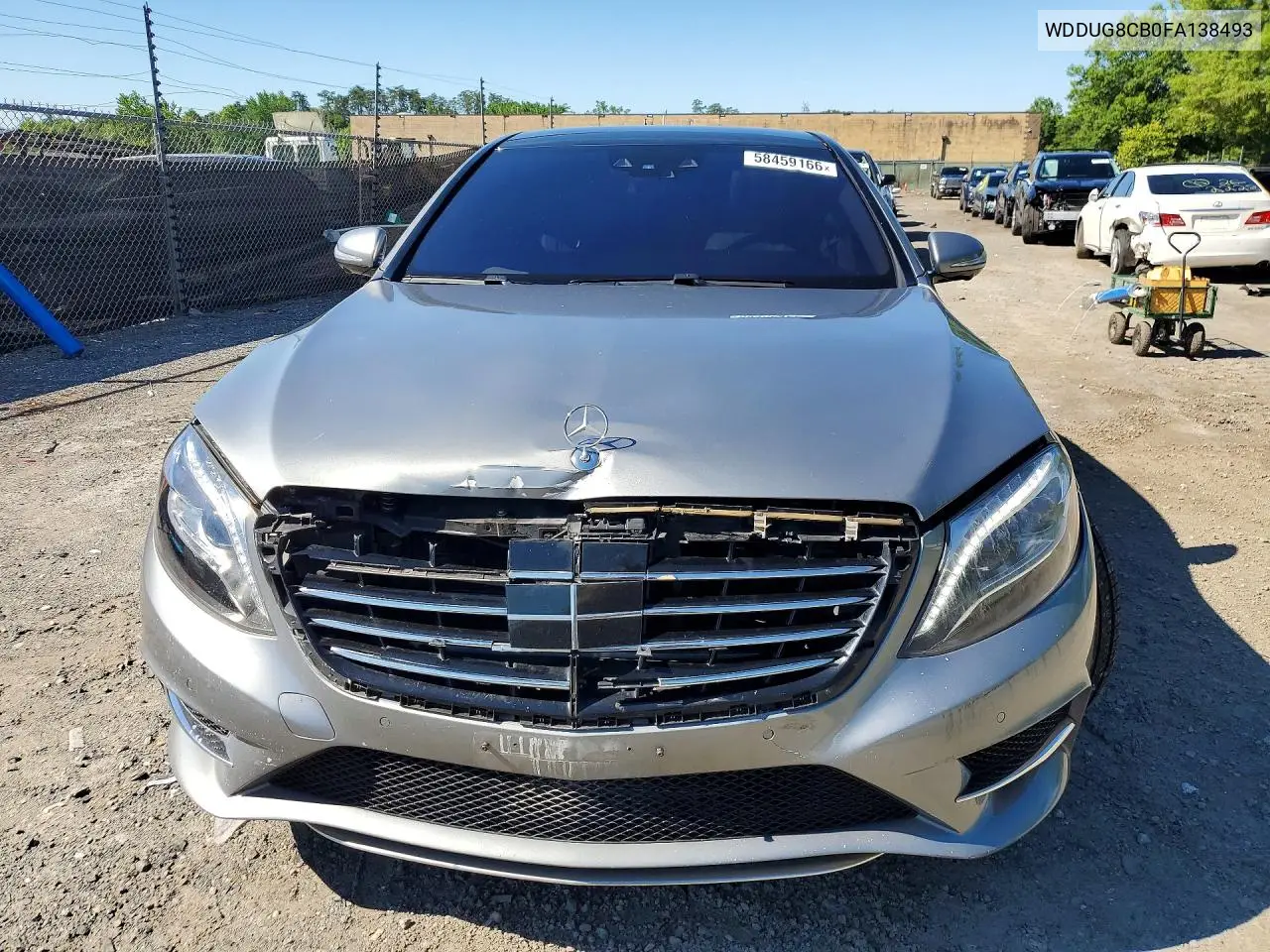 2015 Mercedes-Benz S 550 VIN: WDDUG8CB0FA138493 Lot: 58459166