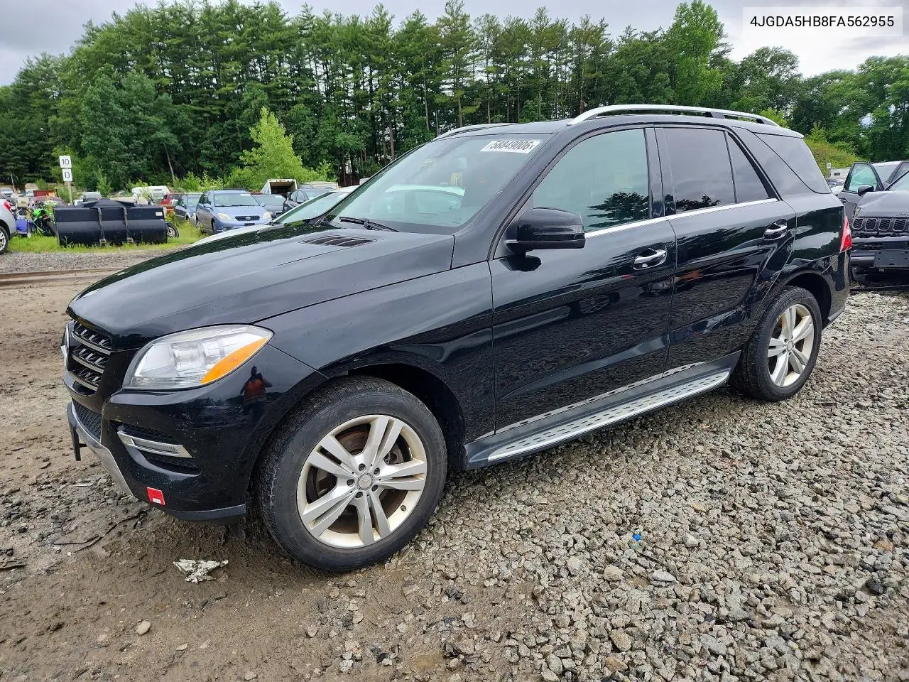 2015 Mercedes-Benz Ml 350 4Matic VIN: 4JGDA5HB8FA562955 Lot: 58849006