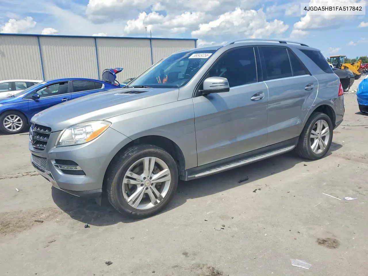 2015 Mercedes-Benz Ml 350 4Matic VIN: 4JGDA5HB1FA517842 Lot: 58849256