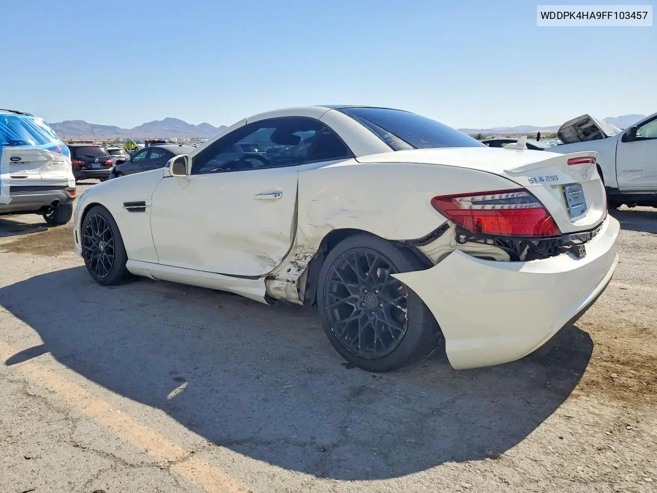 2015 Mercedes-Benz Slk 250 VIN: WDDPK4HA9FF103457 Lot: 58985256