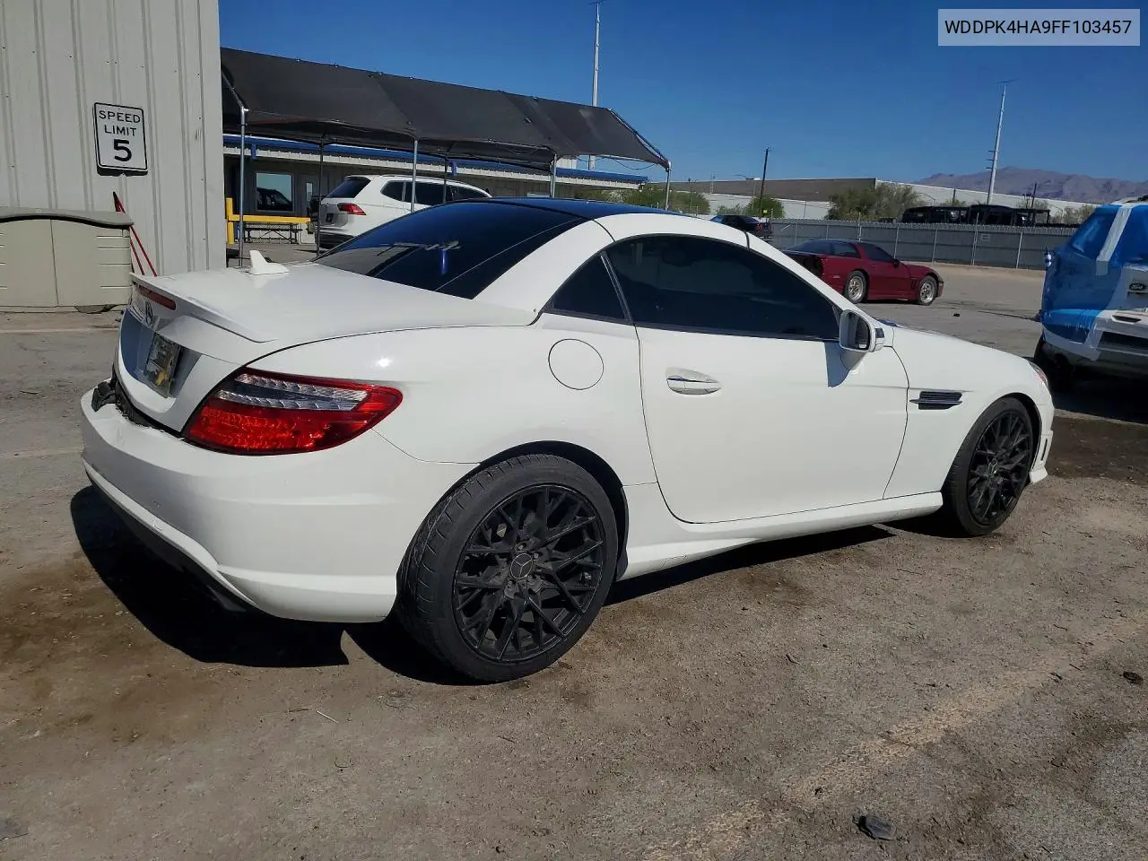 2015 Mercedes-Benz Slk 250 VIN: WDDPK4HA9FF103457 Lot: 58985256