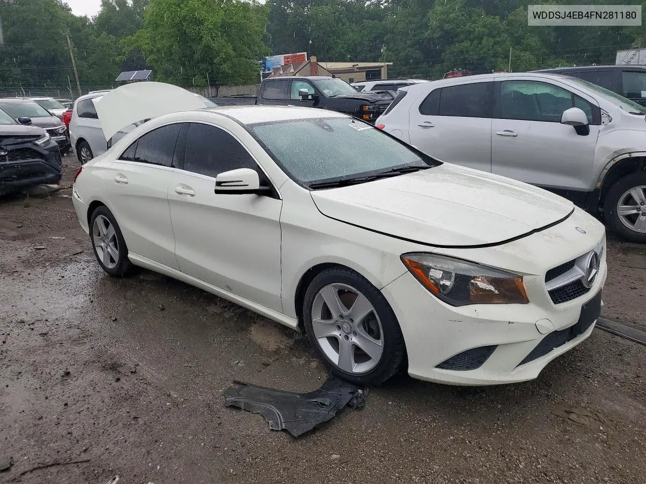 2015 Mercedes-Benz Cla 250 VIN: WDDSJ4EB4FN281180 Lot: 59103326