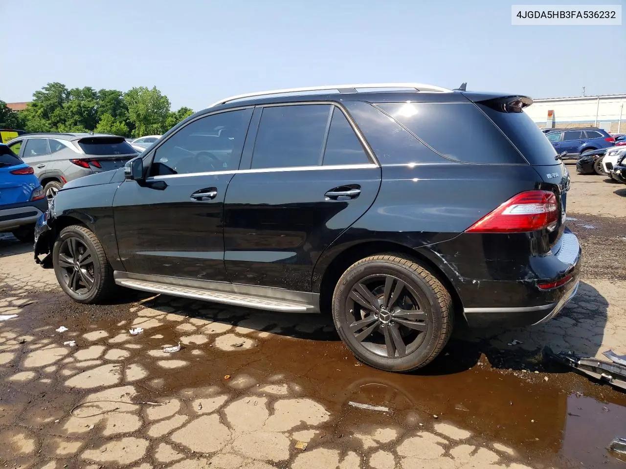 2015 Mercedes-Benz Ml 350 4Matic VIN: 4JGDA5HB3FA536232 Lot: 59200516