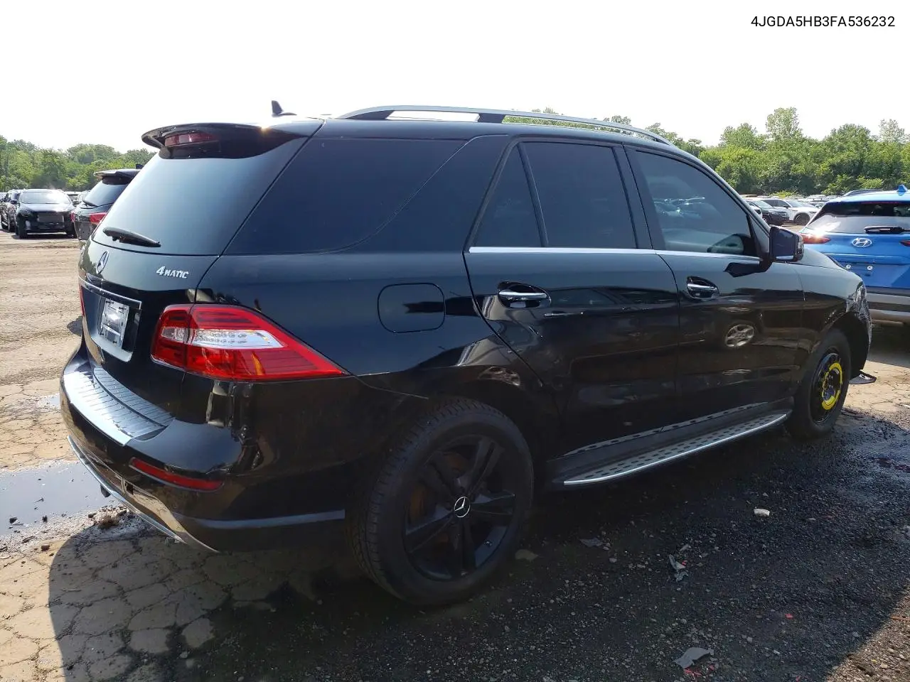 2015 Mercedes-Benz Ml 350 4Matic VIN: 4JGDA5HB3FA536232 Lot: 59200516