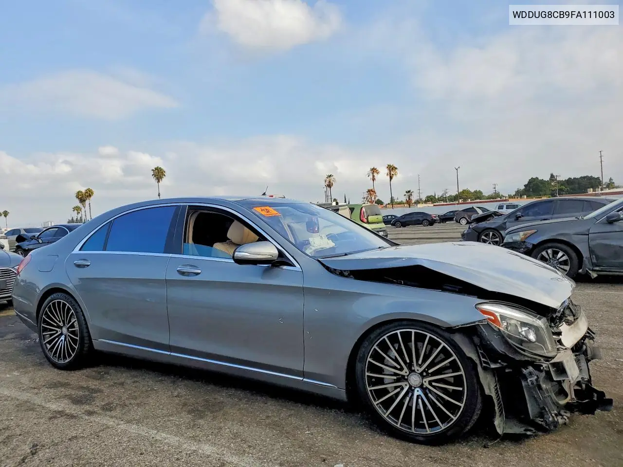 2015 Mercedes-Benz S 550 VIN: WDDUG8CB9FA111003 Lot: 59284276