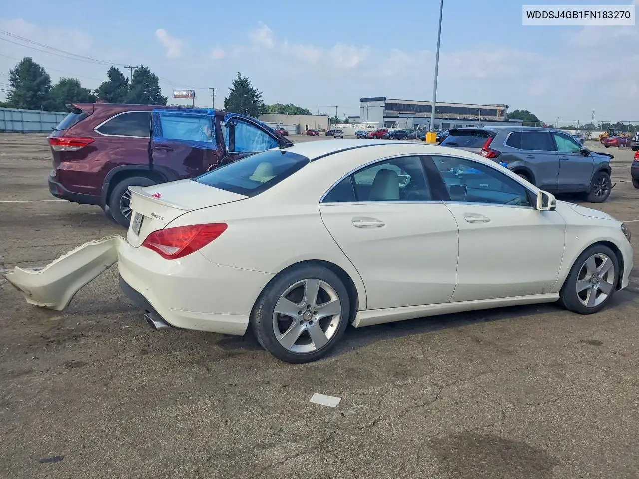 2015 Mercedes-Benz Cla 250 4Matic VIN: WDDSJ4GB1FN183270 Lot: 59344776