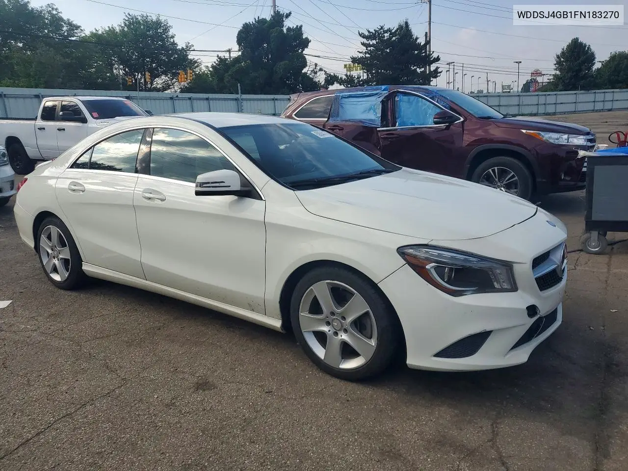 2015 Mercedes-Benz Cla 250 4Matic VIN: WDDSJ4GB1FN183270 Lot: 59344776