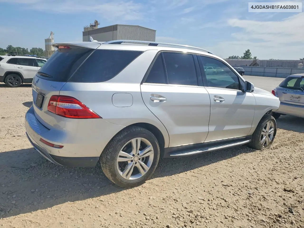 2015 Mercedes-Benz Ml 350 4Matic VIN: 4JGDA5HB1FA603801 Lot: 59389216
