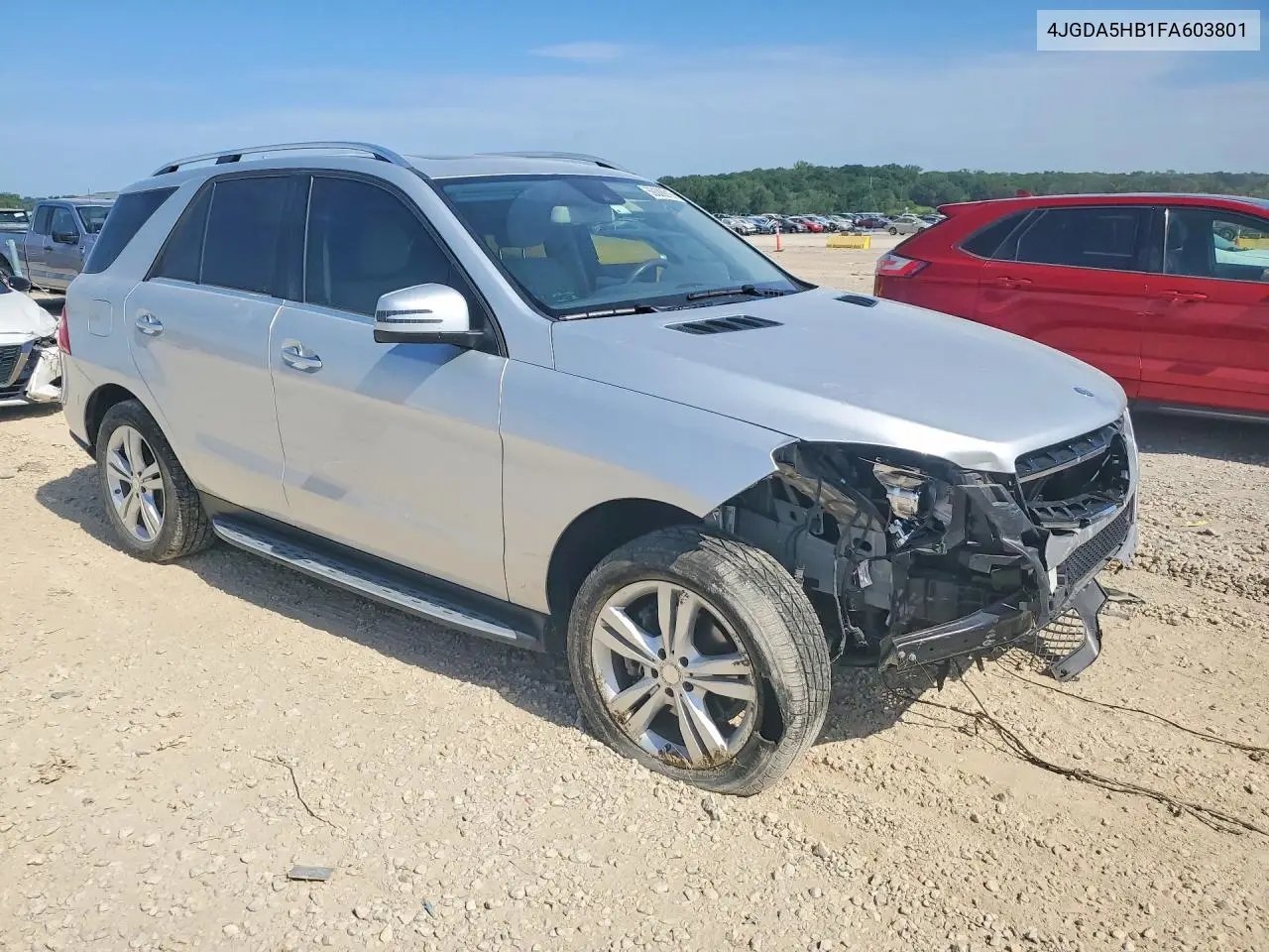 2015 Mercedes-Benz Ml 350 4Matic VIN: 4JGDA5HB1FA603801 Lot: 59389216