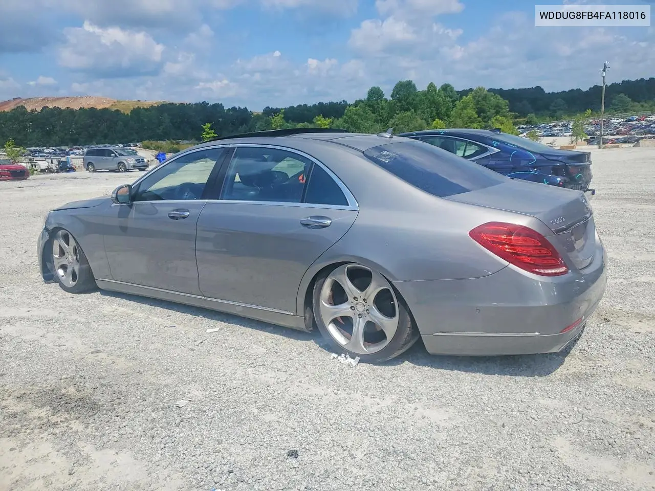 2015 Mercedes-Benz S 550 4Matic VIN: WDDUG8FB4FA118016 Lot: 59549256