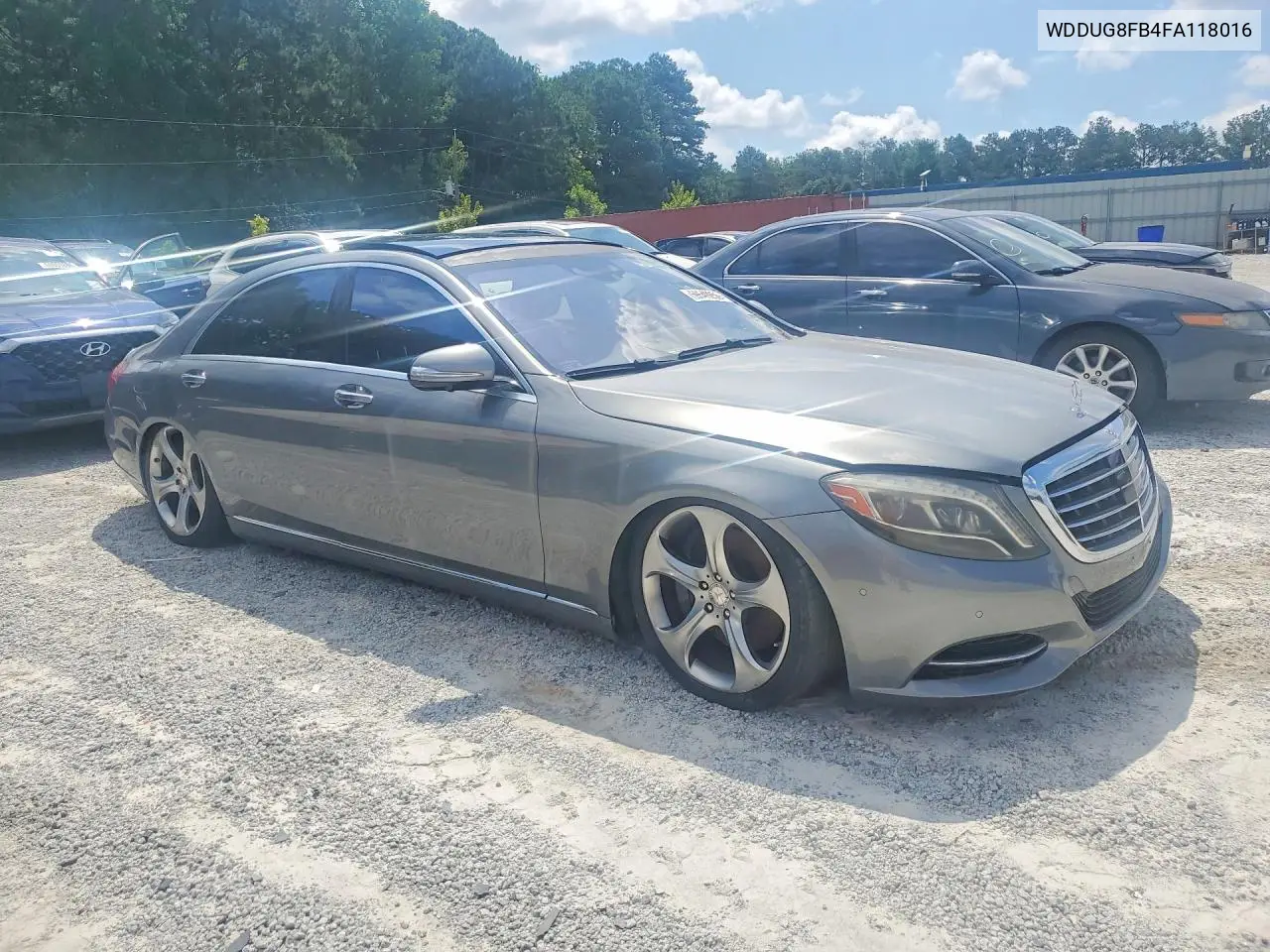 2015 Mercedes-Benz S 550 4Matic VIN: WDDUG8FB4FA118016 Lot: 59549256
