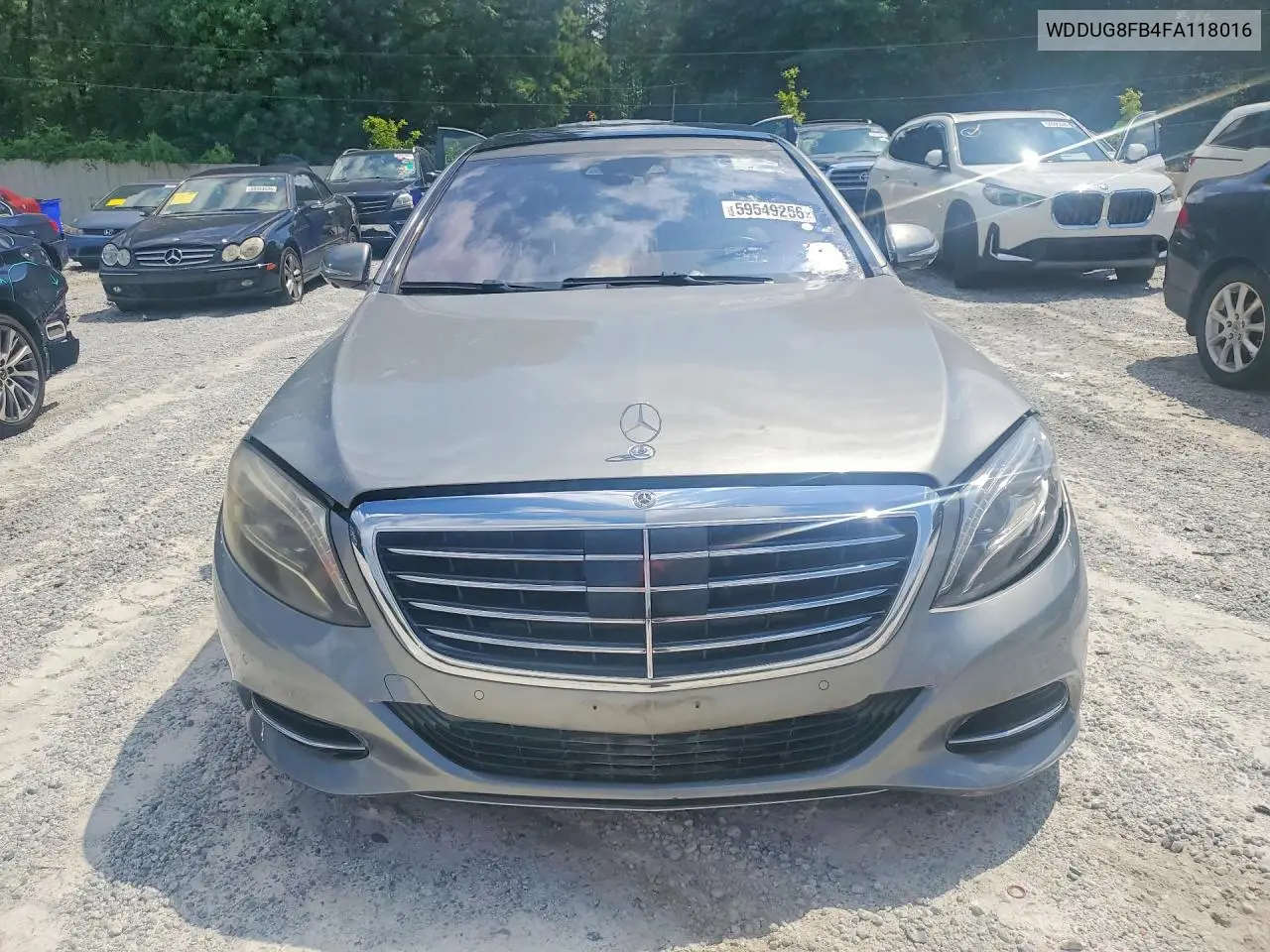 2015 Mercedes-Benz S 550 4Matic VIN: WDDUG8FB4FA118016 Lot: 59549256