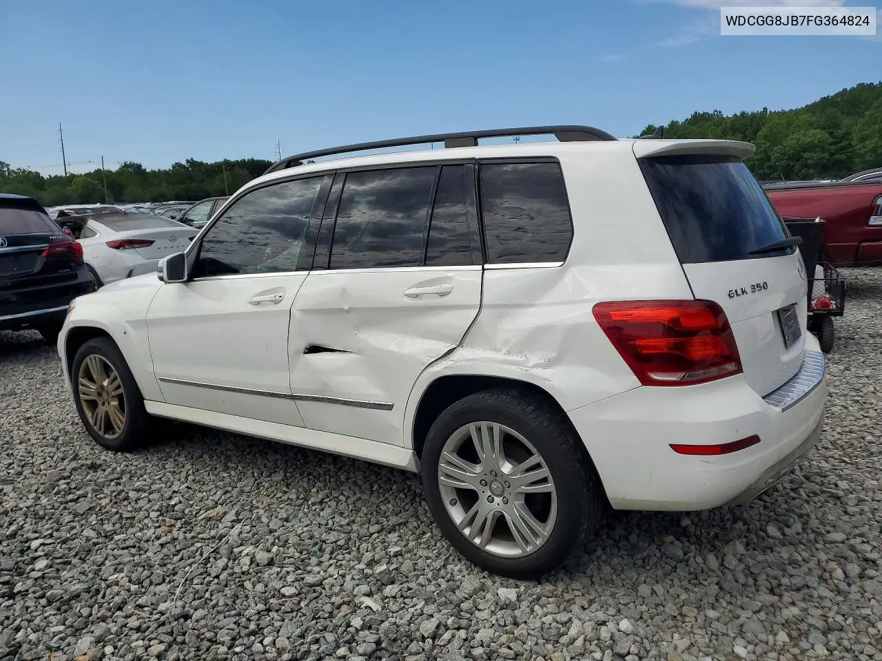 2015 Mercedes-Benz Glk 350 4Matic VIN: WDCGG8JB7FG364824 Lot: 59556006