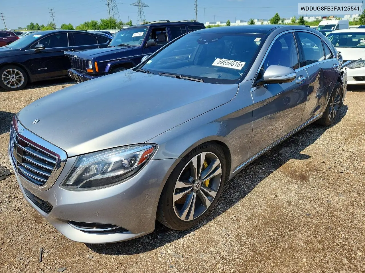 2015 Mercedes-Benz S 550 4Matic VIN: WDDUG8FB3FA125541 Lot: 59659516