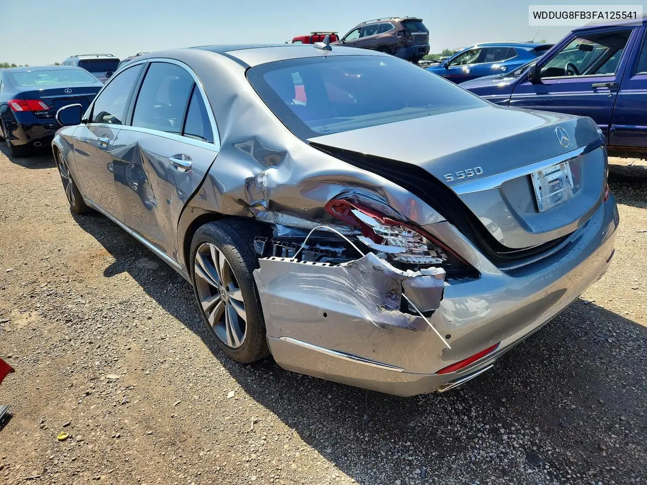 2015 Mercedes-Benz S 550 4Matic VIN: WDDUG8FB3FA125541 Lot: 59659516