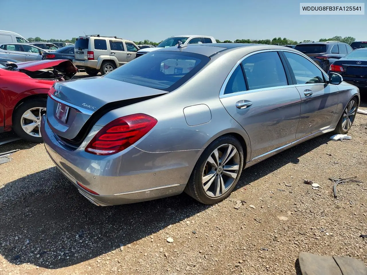 2015 Mercedes-Benz S 550 4Matic VIN: WDDUG8FB3FA125541 Lot: 59659516
