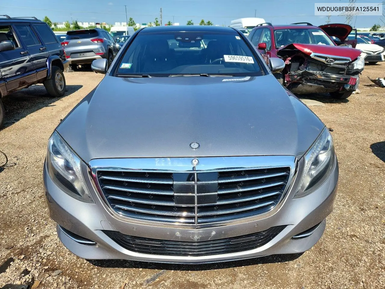 2015 Mercedes-Benz S 550 4Matic VIN: WDDUG8FB3FA125541 Lot: 59659516