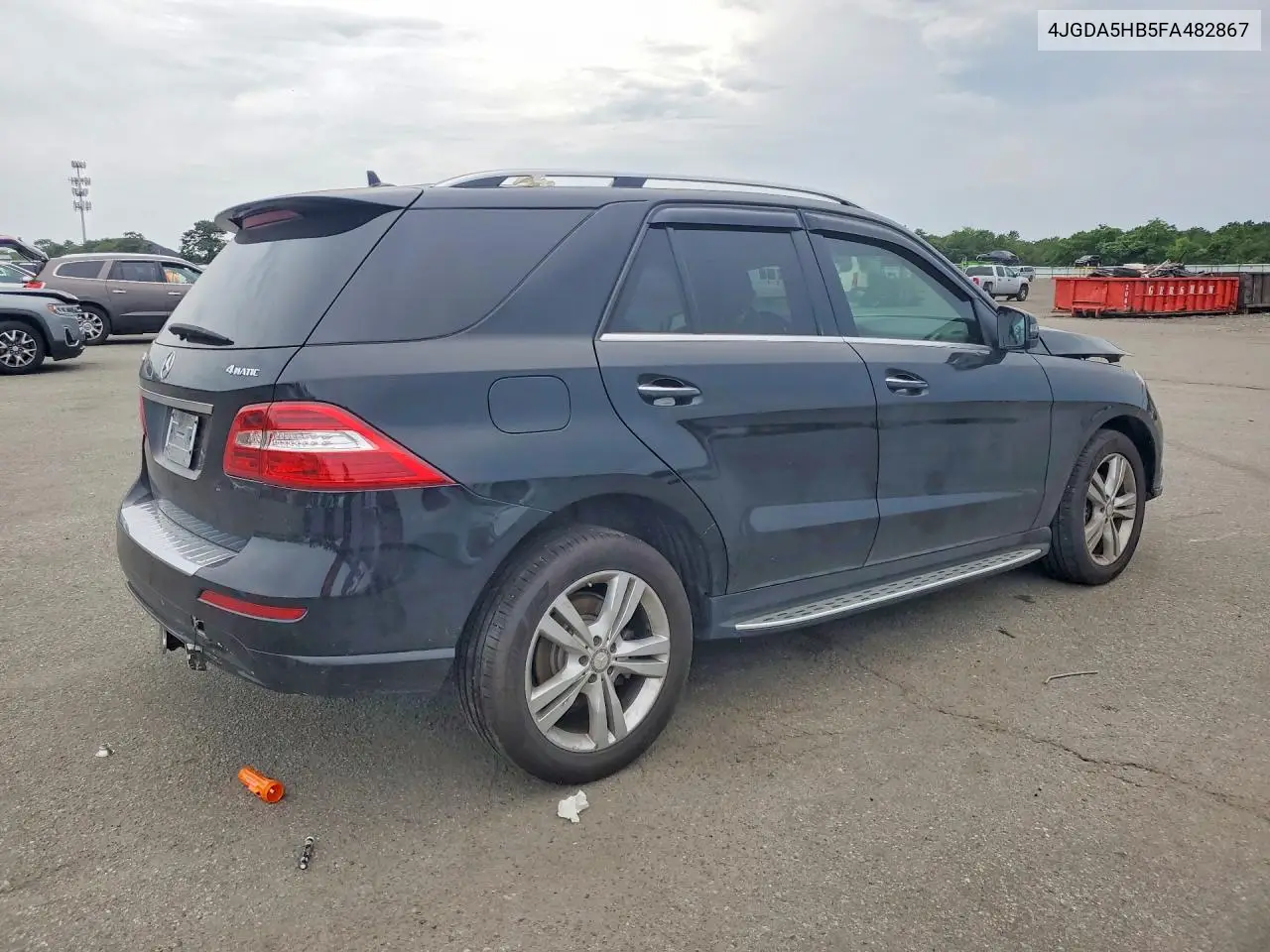 2015 Mercedes-Benz Ml 350 4Matic VIN: 4JGDA5HB5FA482867 Lot: 59730446