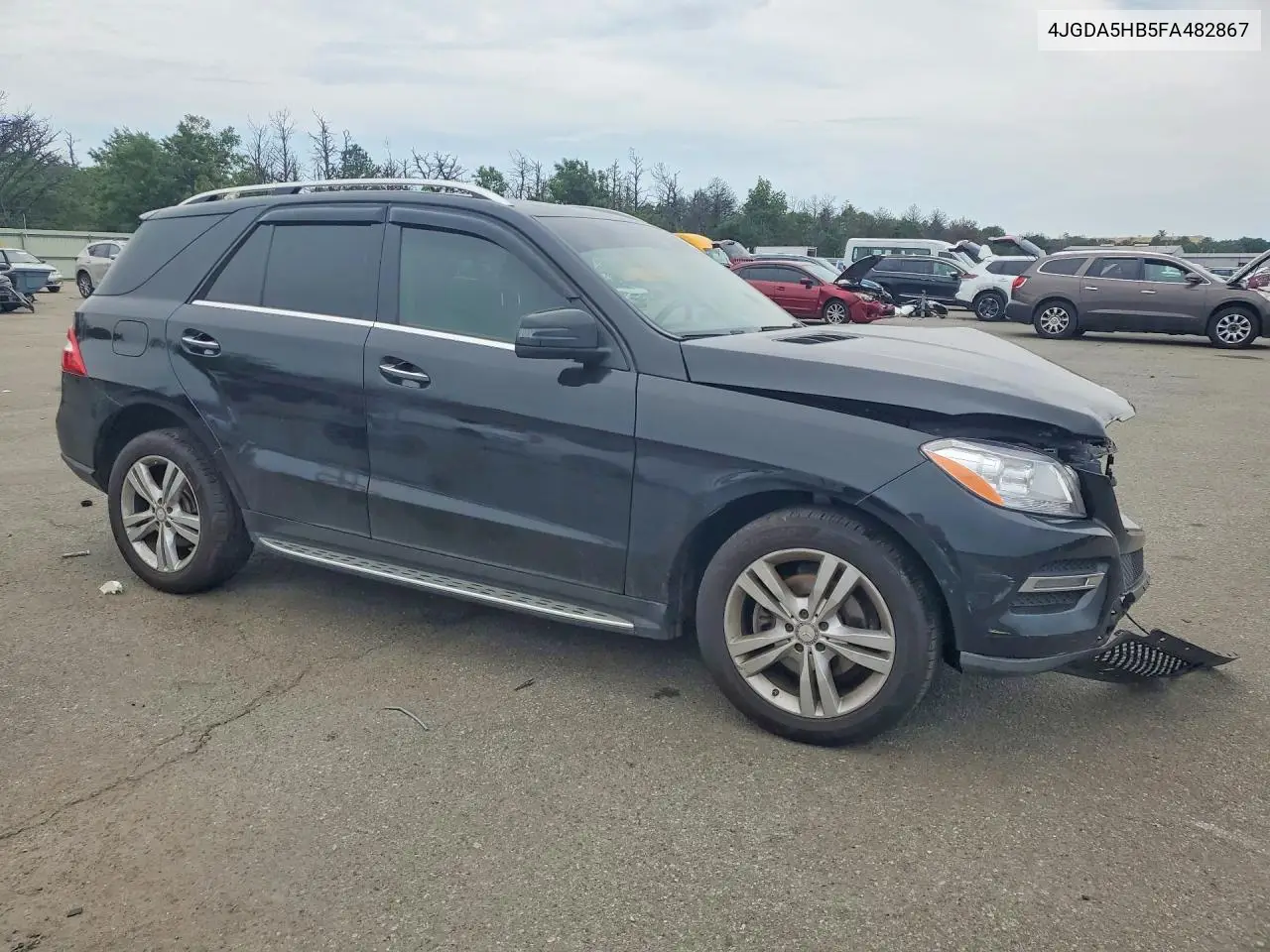 2015 Mercedes-Benz Ml 350 4Matic VIN: 4JGDA5HB5FA482867 Lot: 59730446