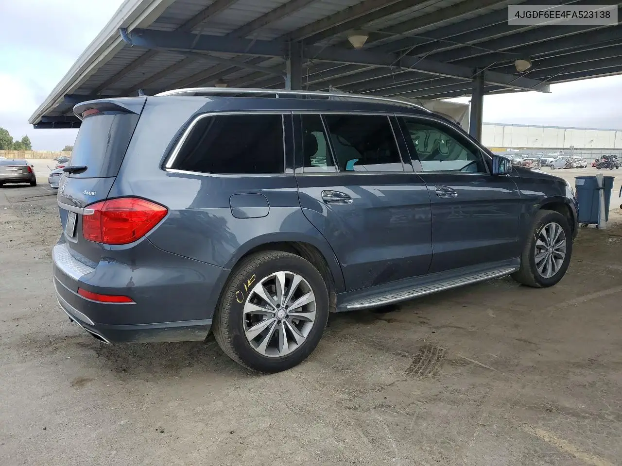 2015 Mercedes-Benz Gl 450 4Matic VIN: 4JGDF6EE4FA523138 Lot: 59735576