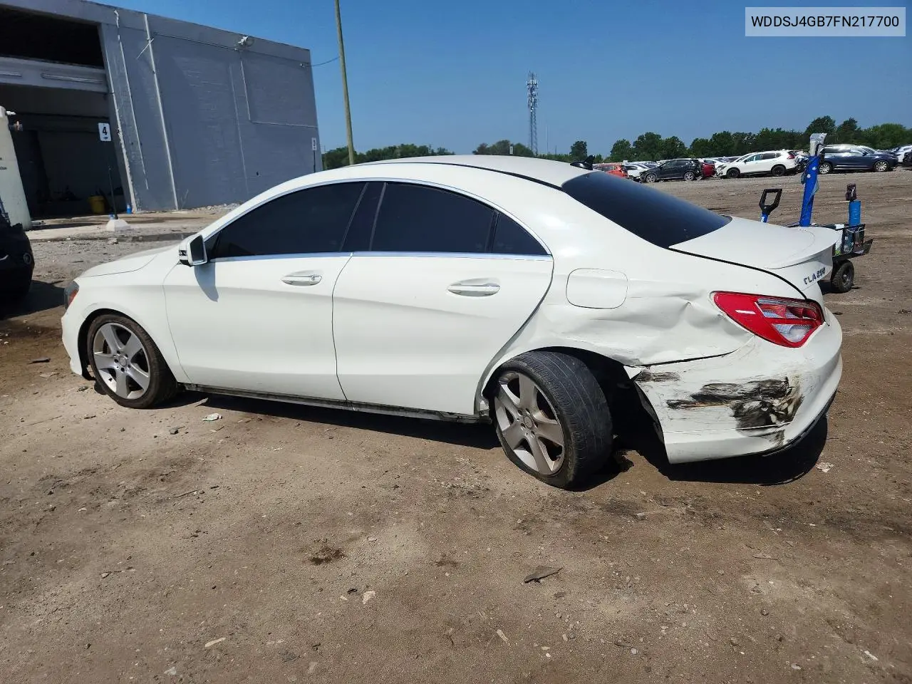 2015 Mercedes-Benz Cla 250 4Matic VIN: WDDSJ4GB7FN217700 Lot: 59827956