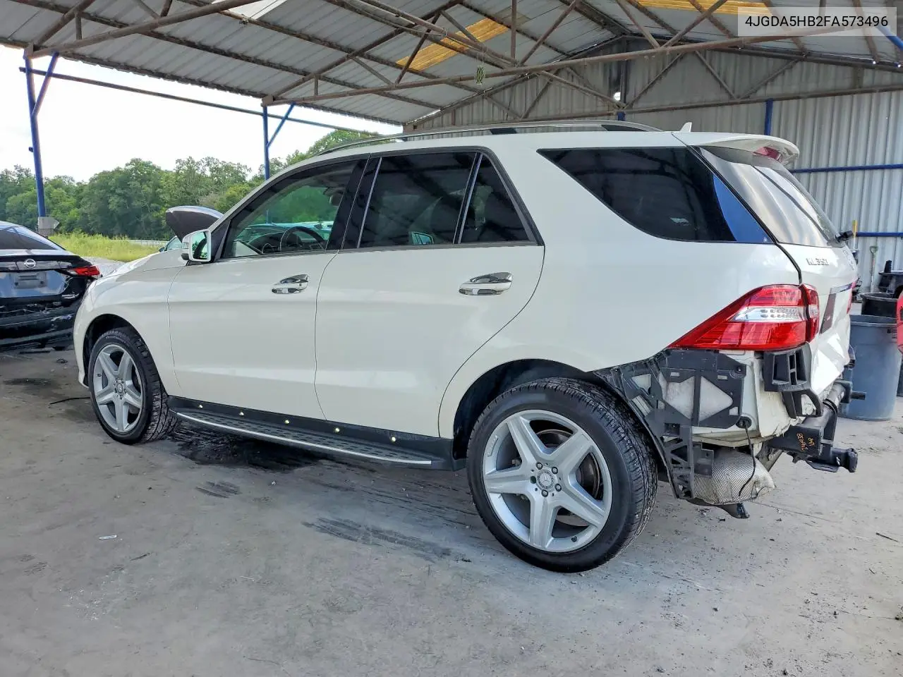 2015 Mercedes-Benz Ml 350 4Matic VIN: 4JGDA5HB2FA573496 Lot: 59892656