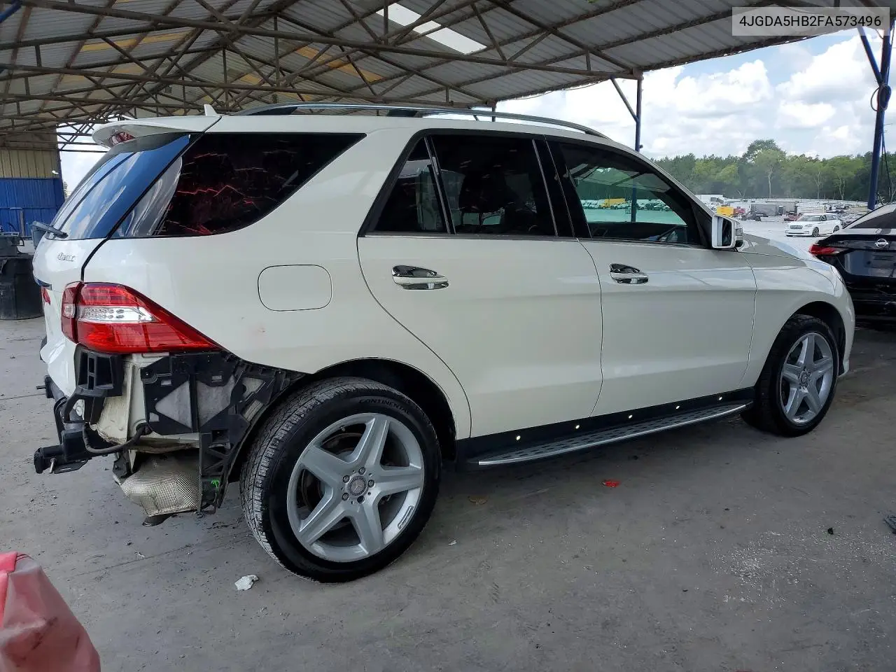 2015 Mercedes-Benz Ml 350 4Matic VIN: 4JGDA5HB2FA573496 Lot: 59892656