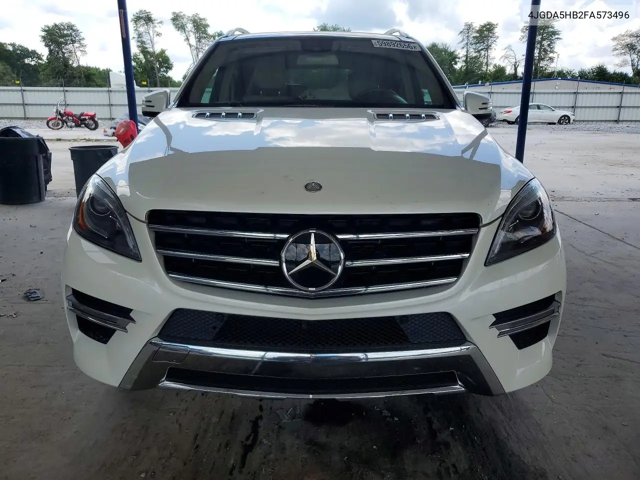 2015 Mercedes-Benz Ml 350 4Matic VIN: 4JGDA5HB2FA573496 Lot: 59892656