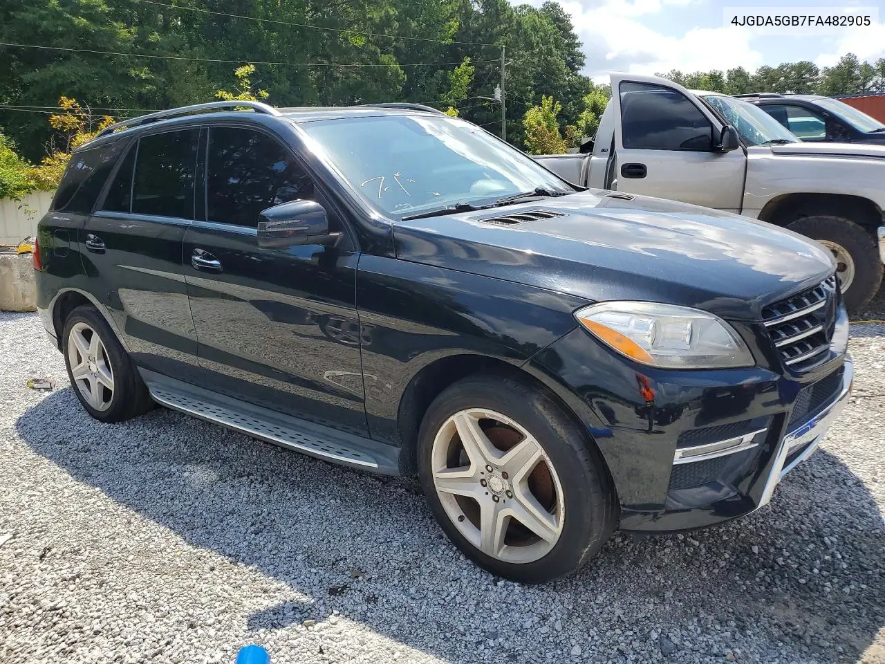 2015 Mercedes-Benz Ml 400 4Matic VIN: 4JGDA5GB7FA482905 Lot: 59911406