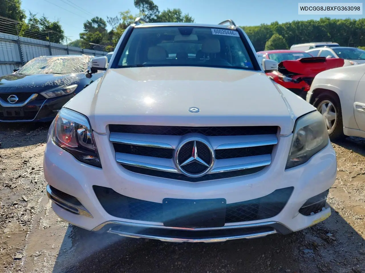 2015 Mercedes-Benz Glk 350 4Matic VIN: WDCGG8JBXFG363098 Lot: 60020446