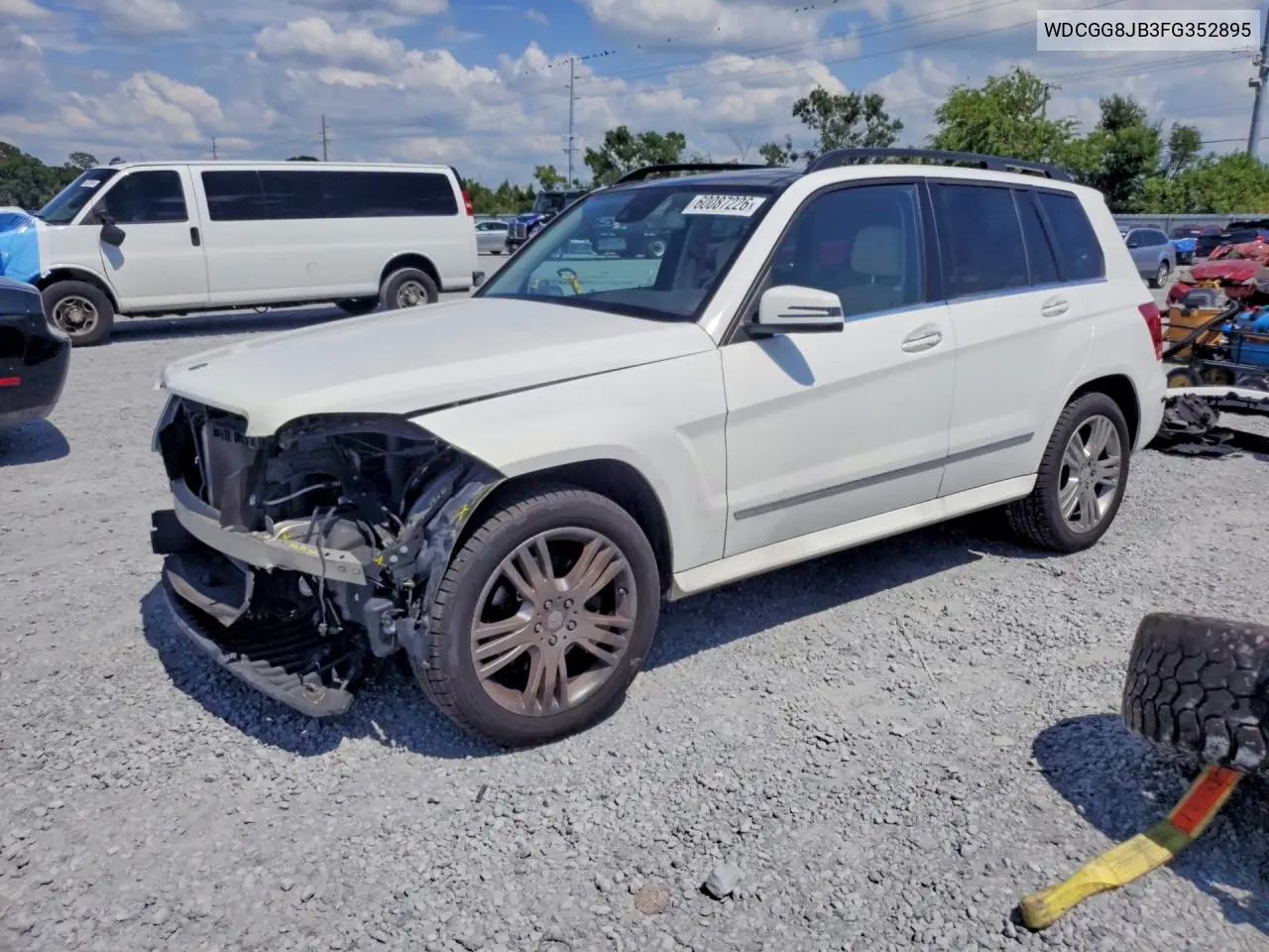 2015 Mercedes-Benz Glk 350 4Matic VIN: WDCGG8JB3FG352895 Lot: 60087226