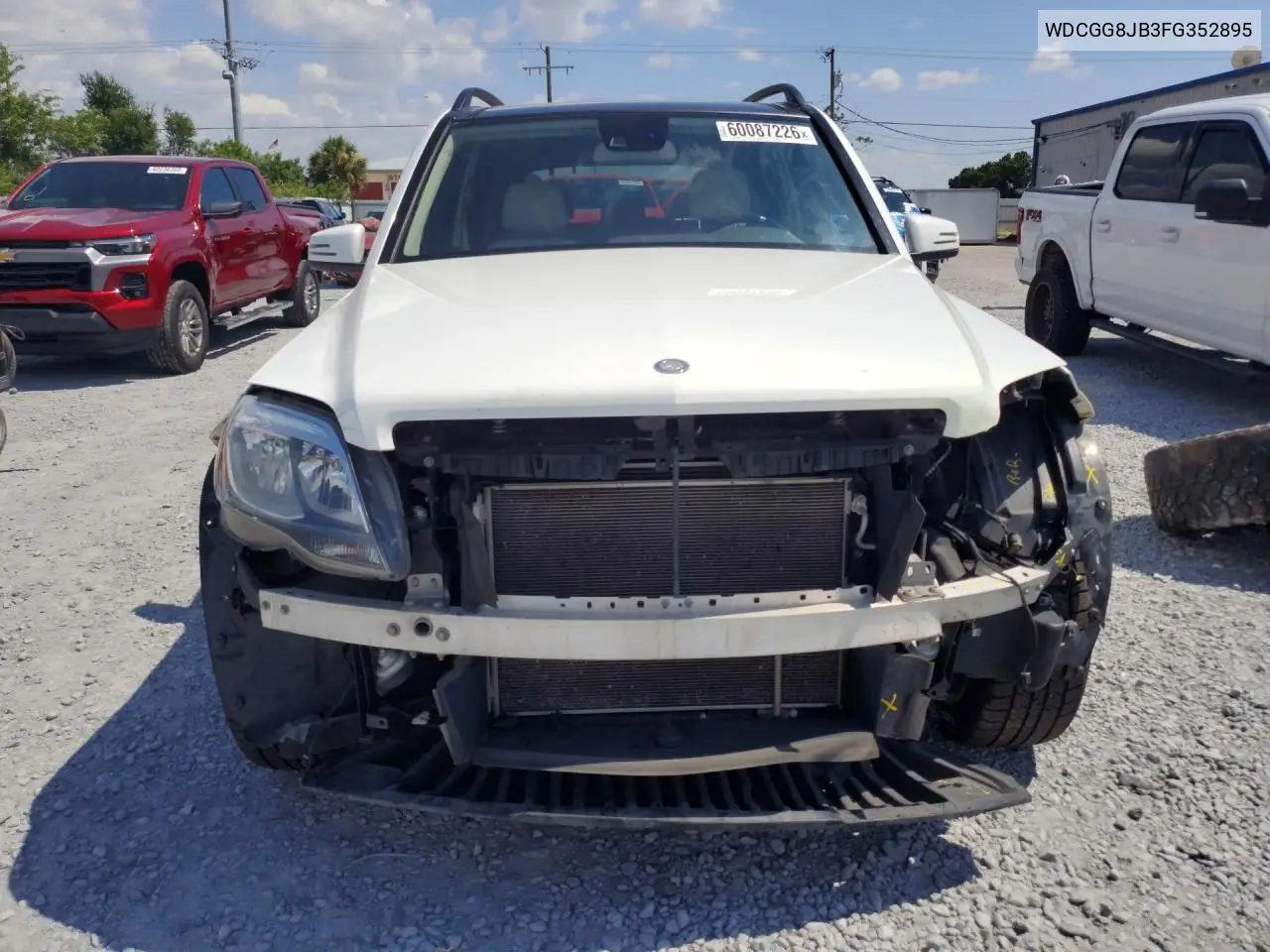 2015 Mercedes-Benz Glk 350 4Matic VIN: WDCGG8JB3FG352895 Lot: 60087226