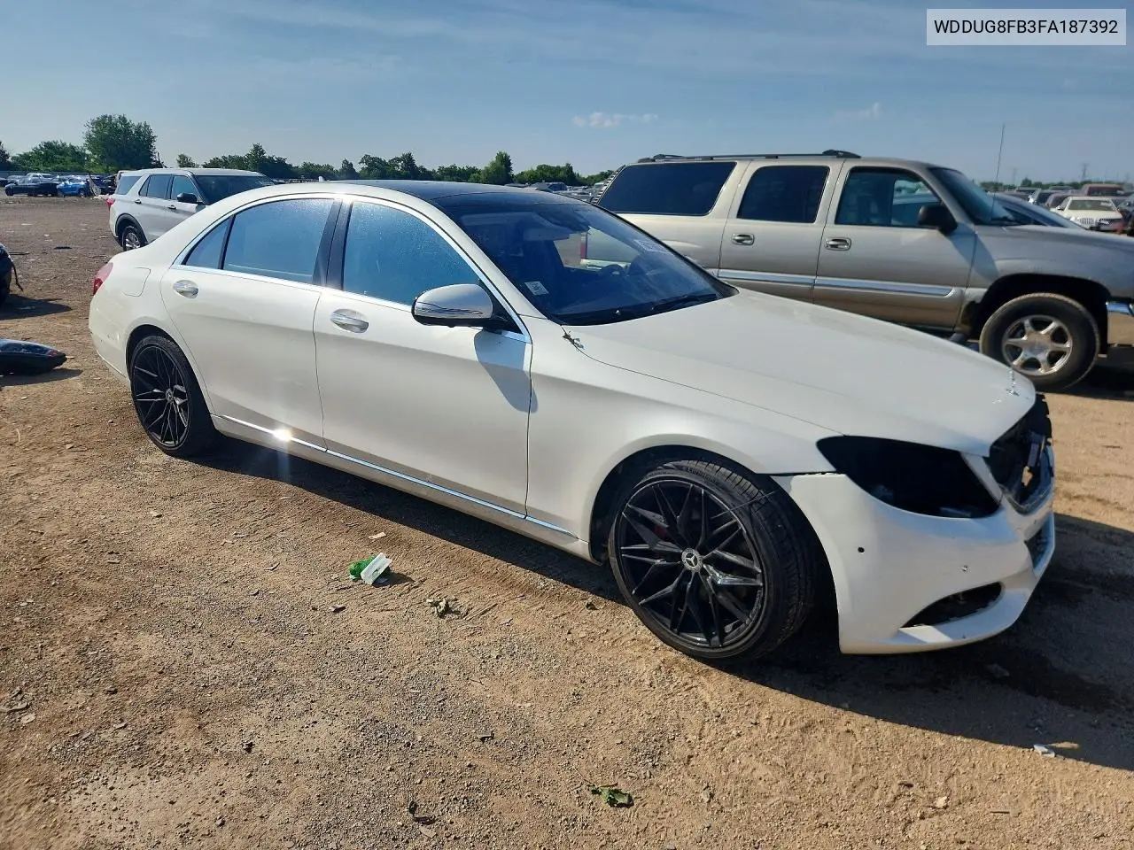 2015 Mercedes-Benz S 550 4Matic VIN: WDDUG8FB3FA187392 Lot: 60188026