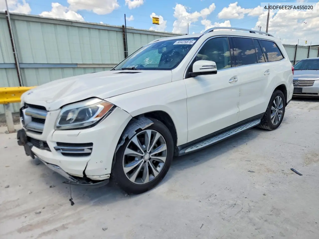 2015 Mercedes-Benz Gl 450 4Matic VIN: 4JGDF6EE2FA455020 Lot: 60425876