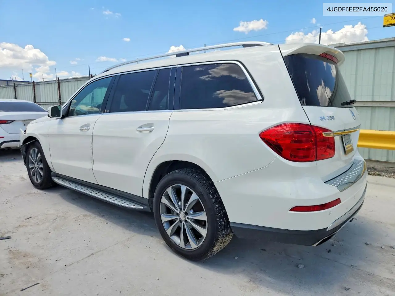 2015 Mercedes-Benz Gl 450 4Matic VIN: 4JGDF6EE2FA455020 Lot: 60425876