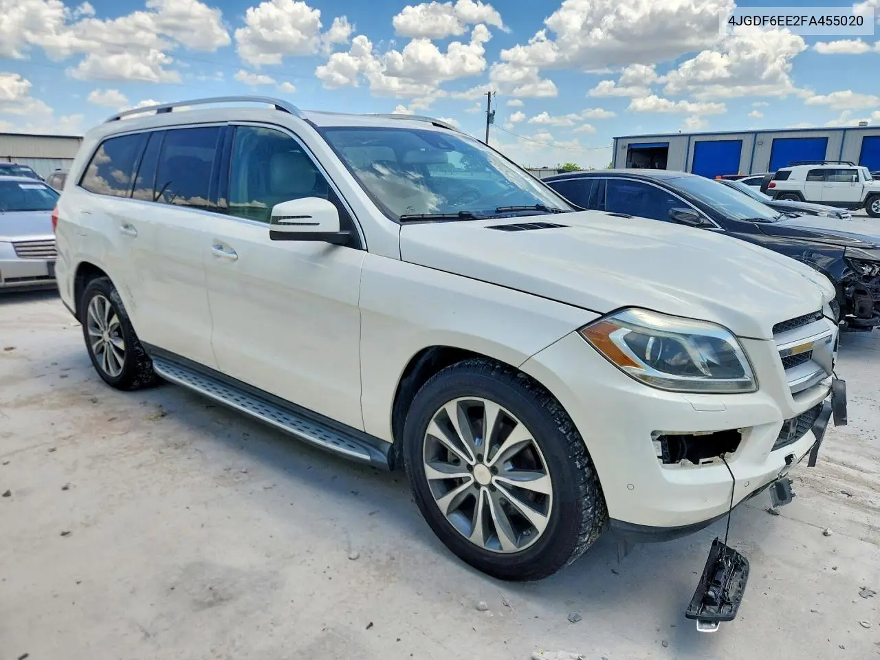 2015 Mercedes-Benz Gl 450 4Matic VIN: 4JGDF6EE2FA455020 Lot: 60425876