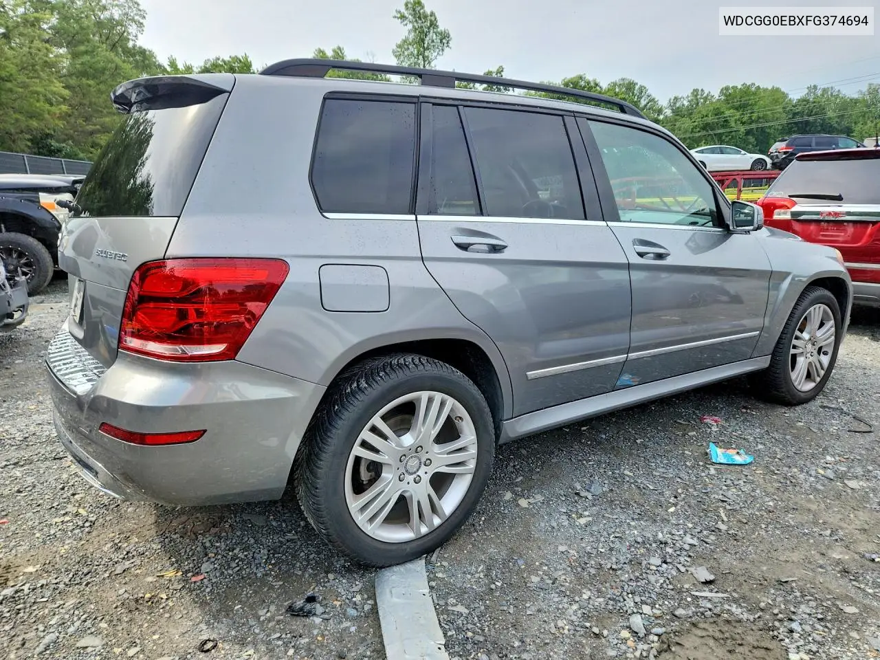 2015 Mercedes-Benz Glk 250 Bluetec VIN: WDCGG0EBXFG374694 Lot: 60451396