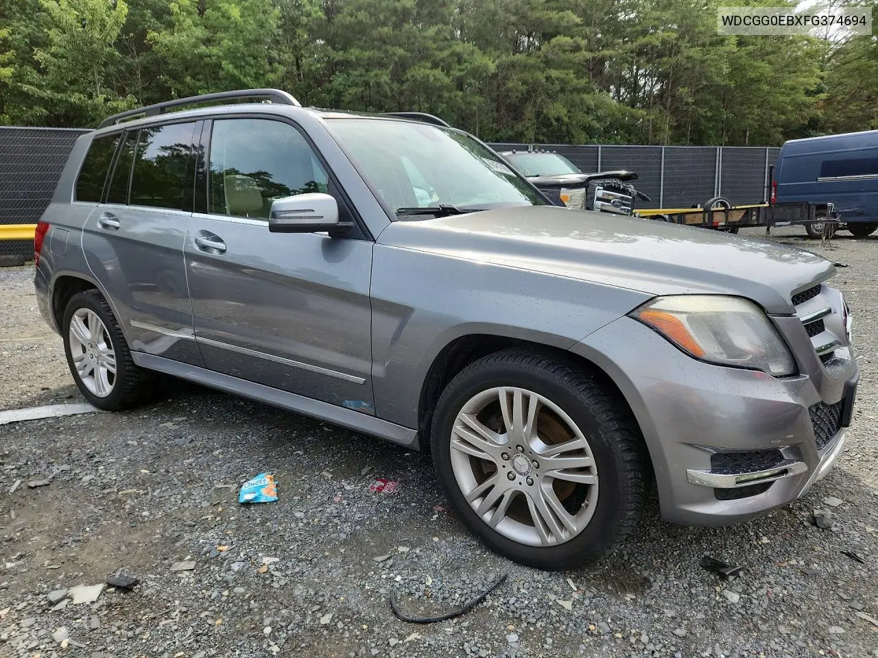 2015 Mercedes-Benz Glk 250 Bluetec VIN: WDCGG0EBXFG374694 Lot: 60451396