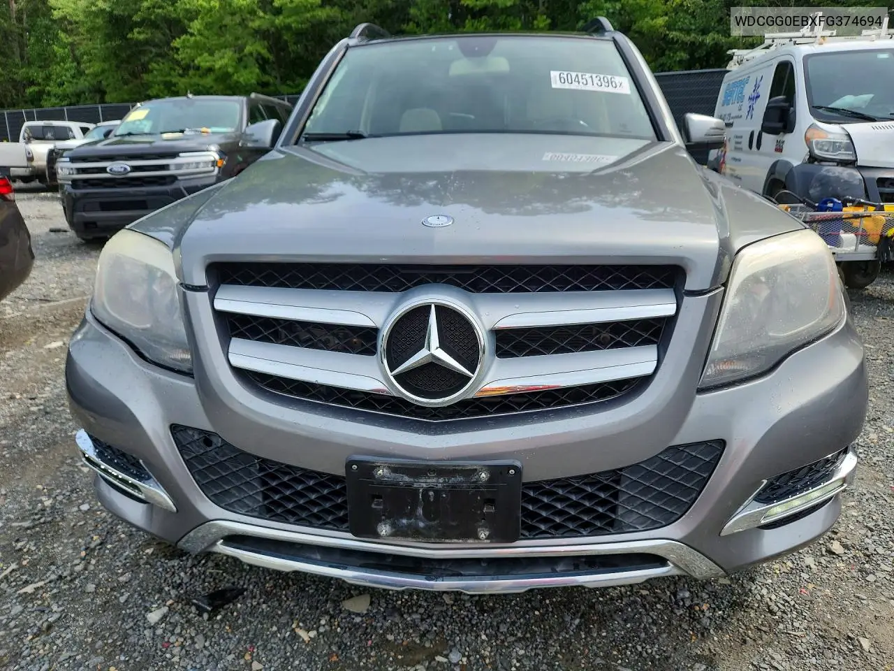 2015 Mercedes-Benz Glk 250 Bluetec VIN: WDCGG0EBXFG374694 Lot: 60451396