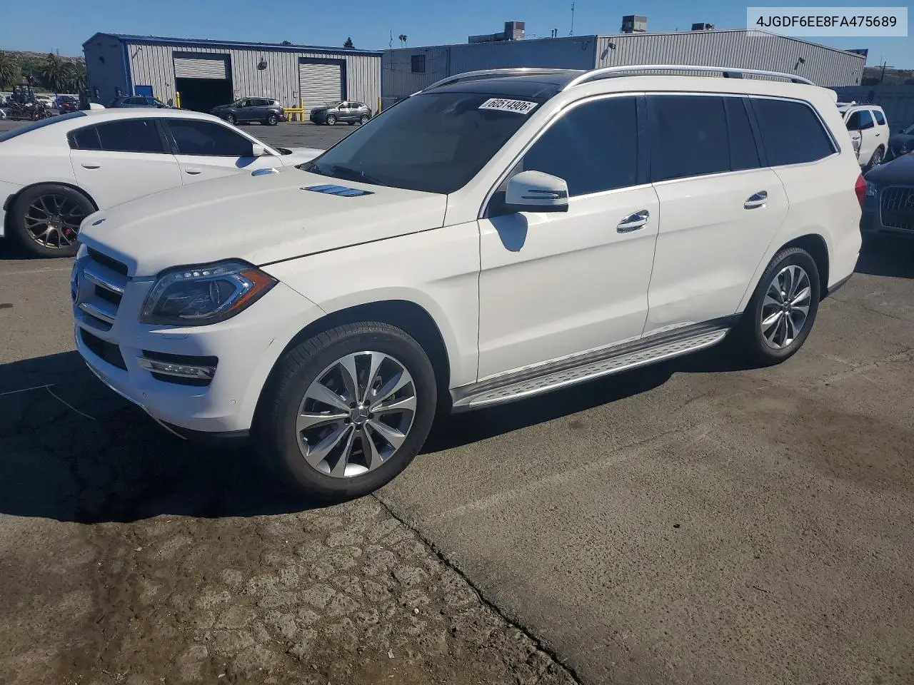 2015 Mercedes-Benz Gl 450 4Matic VIN: 4JGDF6EE8FA475689 Lot: 60514906