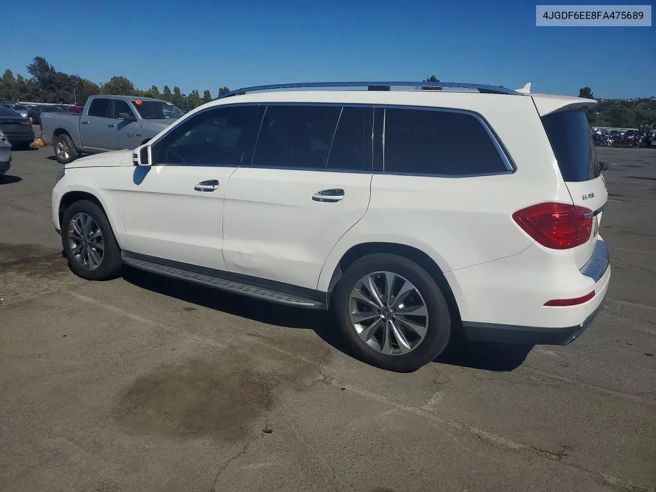 2015 Mercedes-Benz Gl 450 4Matic VIN: 4JGDF6EE8FA475689 Lot: 60514906