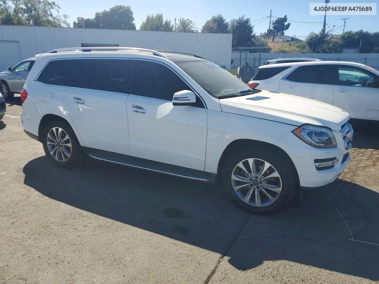 2015 Mercedes-Benz Gl 450 4Matic VIN: 4JGDF6EE8FA475689 Lot: 60514906