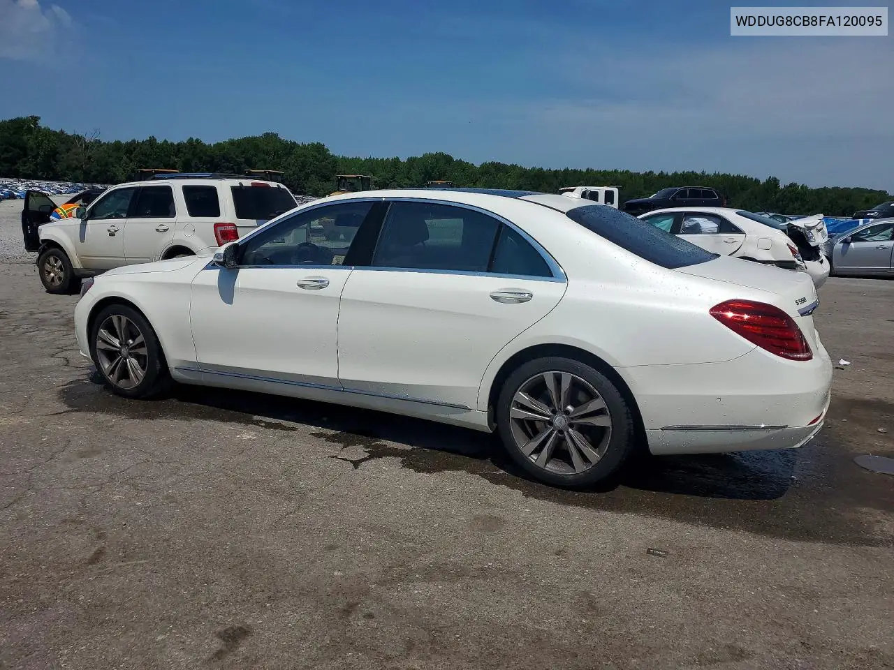 2015 Mercedes-Benz S 550 VIN: WDDUG8CB8FA120095 Lot: 60563646