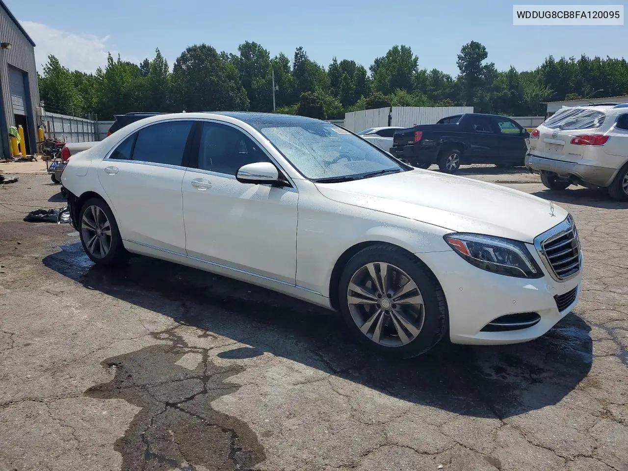 2015 Mercedes-Benz S 550 VIN: WDDUG8CB8FA120095 Lot: 60563646